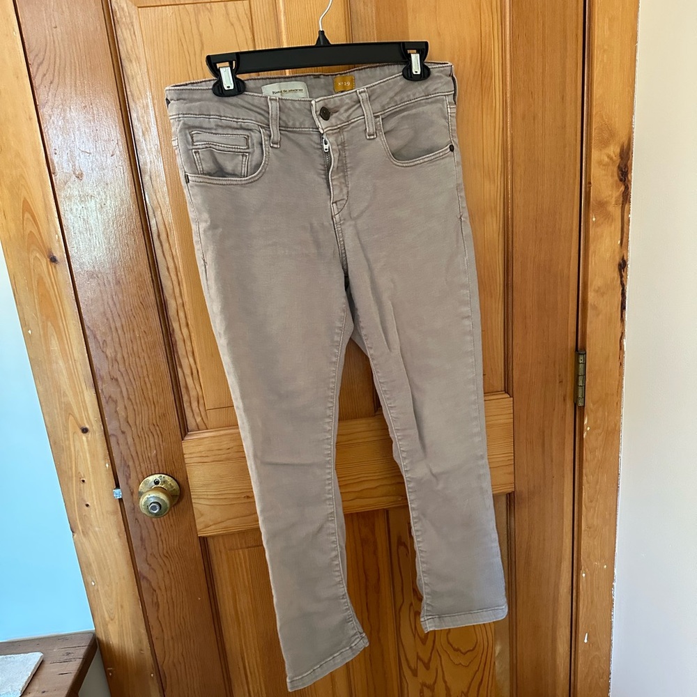 Pilcro and the letterpress Anthropologie Cropped Skinny